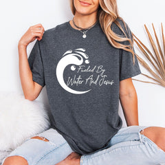 Fueled By Water & Jesus | Baptism & Faith Tee - Luckets.com