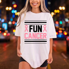Fun Cancer Pink Ribbon Faith Ready to Press DTF Transfer for Dtf