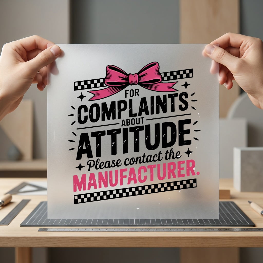 Funny Attitude Quote Pink Funny Sarcastic Ready to Press DTF Transfer for Dtf
