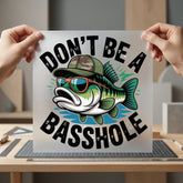 Funny Bass Fishing Wordplay Dad Funny Ready to Press DTF Transfer for Dtf