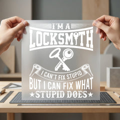 Funny Locksmith Quote Humorous Funny Sarcastic Ready to Press DTF Transfer for Dtf