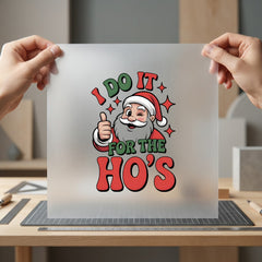 Funny Santa Retro Christmas Christmas Dad Ready to Press DTF Transfer for Dtf