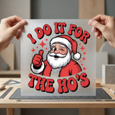 Funny Santa Retro Christmas Christmas Dad Ready to Press DTF Transfer for Dtf
