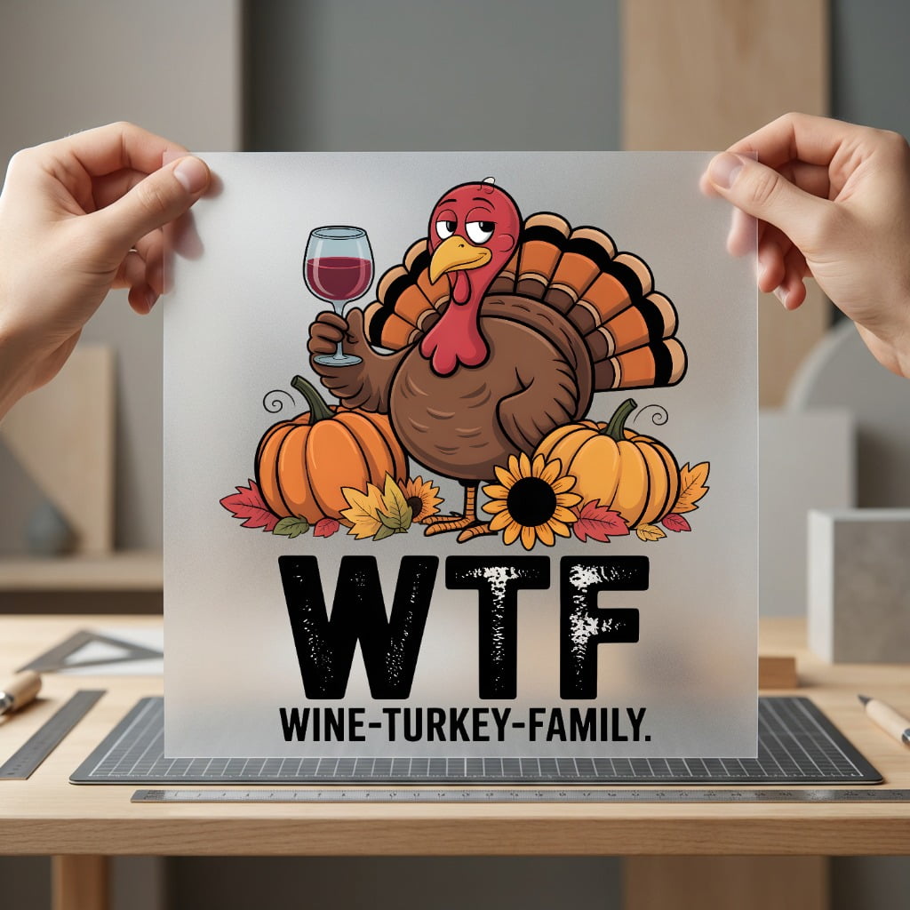 Funny Turkey Thanksgiving Humorous Thanksgiving Funny Ready to Press DTF Transfer for Dtf