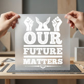 Future Matters Blm Protest Vintage Retro Ready to Press DTF Transfer for Dtf