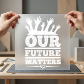 Future Matters Empowering Diy Vintage Retro Ready to Press DTF Transfer for Dtf