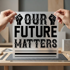 Future Matters Empowerment Diy Aesthetic Ready to Press DTF Transfer for Dtf