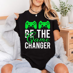 Game Changer Gamer Diy Gaming & Tech Culture Collection Good Vibes Collection Ready to Press DTF Transfer for Dtf