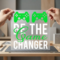 Game Changer Gamer Diy Gaming & Tech Culture Collection Good Vibes Collection Ready to Press DTF Transfer for Dtf