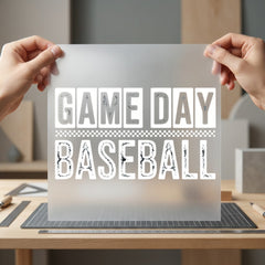 Game Day Baseball Distressed Retro Fitness Ready to Press DTF Transfer for Dtf
