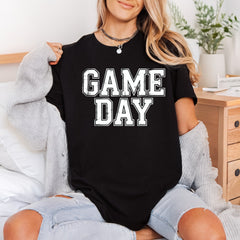 Game Day Distressed Outline Vintage Retro Ready to Press DTF Transfer for Dtf