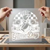 Game Day Football Retro Vintage Retro Ready to Press DTF Transfer for Dtf