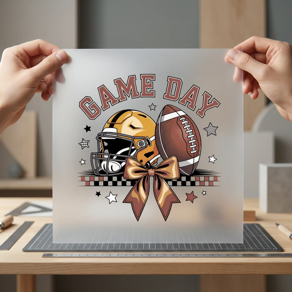 Game Day Football Sports Mom Dad Ready to Press DTF Transfer for Dtf