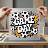 Game Day Retro Soccer Retro Fitness Ready to Press DTF Transfer for Dtf