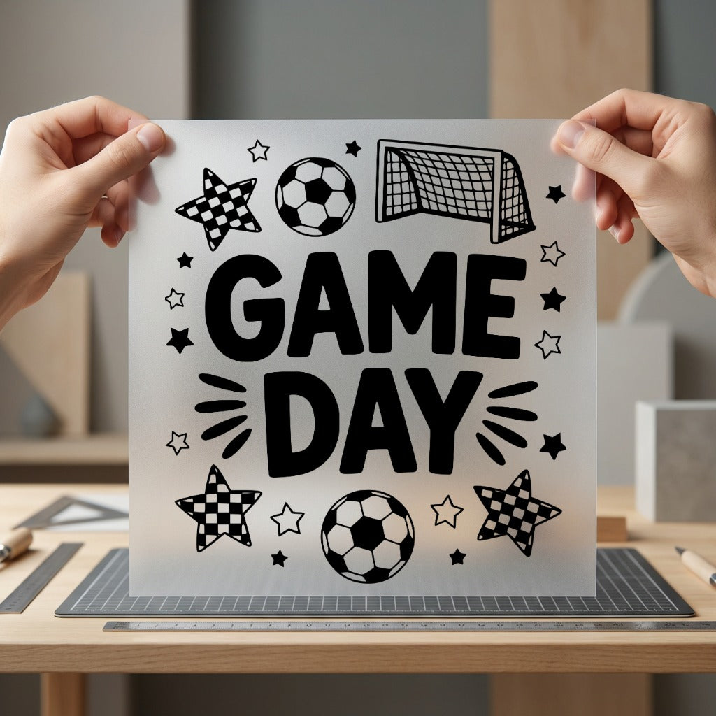 Game Day Soccer Sports Mom Vintage Ready to Press DTF Transfer for Dtf