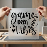 Game Day Vibes Football Fitness Ready to Press DTF Transfer for Dtf