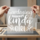 Gardening Kinda Girl Floral Mom Floral Ready to Press DTF Transfer for Dtf