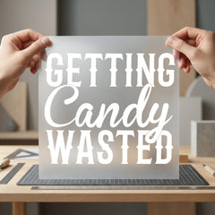 Getting Candy Wasted Halloween Halloween Funny Ready to Press DTF Transfer for Dtf