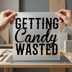 Getting Candy Wasted Halloween Halloween Funny Ready to Press DTF Transfer for Dtf