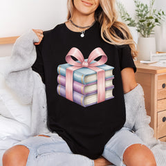 Gift Wrapped Books Cozy Aesthetic Ready to Press DTF Transfer for Dtf