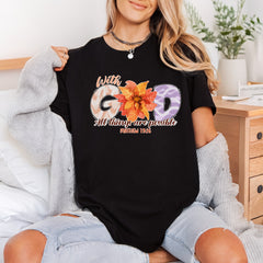 God All Things Possible Christian Faith Ready to Press DTF Transfer for Dtf