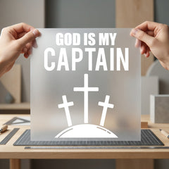 God Captain Christian Faith Christian Faith Ready to Press DTF Transfer for Dtf