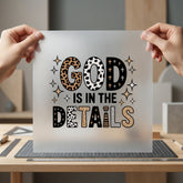 God Details Trendy Faith Christian Faith Ready to Press DTF Transfer for Dtf