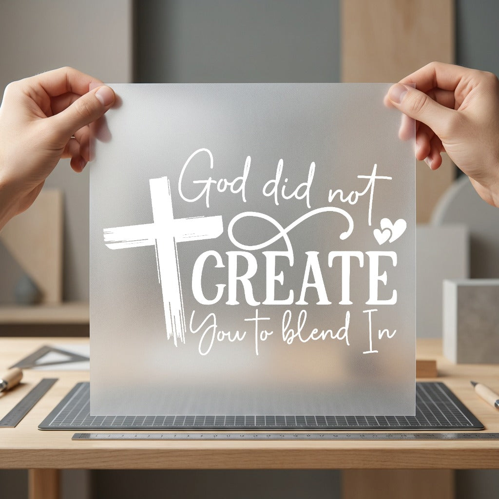 God Did Not Create Christian Faith Ready to Press DTF Transfer for Dtf