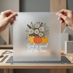 God Good All Time Christian Faith Ready to Press DTF Transfer for Dtf
