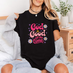 God Good All Time Christian Faith Ready to Press DTF Transfer for Dtf