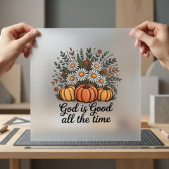 God Good All Time Christian Faith Ready to Press DTF Transfer for Dtf