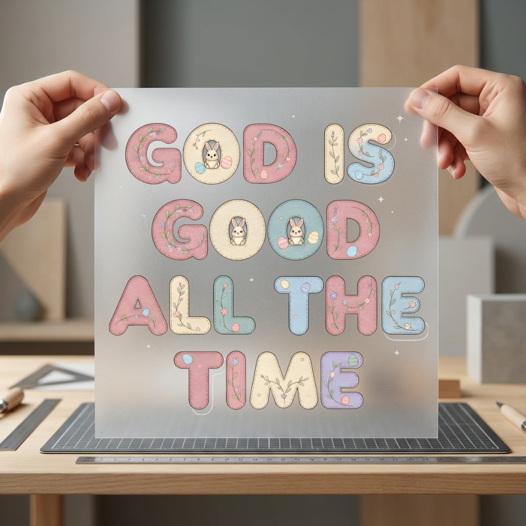 God Good All Time Christian Faith Ready to Press DTF Transfer for Dtf