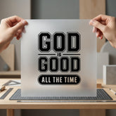 God Good All Time Christian Faith Ready to Press DTF Transfer for Dtf