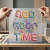 God Good All Time Christian Faith Ready to Press DTF Transfer for Dtf