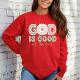 God Is Good | Sunflower Faith Sweatshirt - Luckets.com