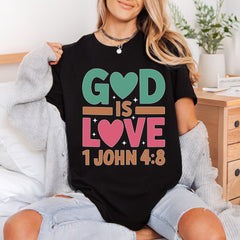 God Love John Retro Christian Faith Ready to Press DTF Transfer for Dtf