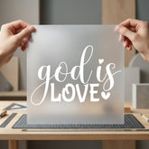 God Love Script Faith-based Christian Faith Ready to Press DTF Transfer for Dtf