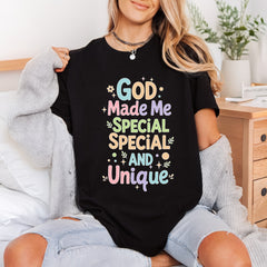 God Made Special Unique Christian Faith Ready to Press DTF Transfer for Dtf