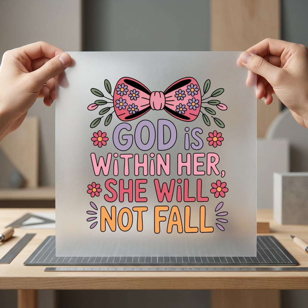 God Within Her She Christian Faith Ready to Press DTF Transfer for Dtf