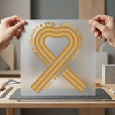 Gold Ribbon Awareness Retro Faith Vintage Ready to Press DTF Transfer for Dtf