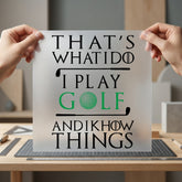 Golf Quote Humorous Diy Dad Funny Ready to Press DTF Transfer for Dtf