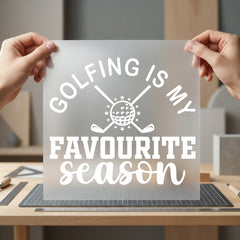 Golfing Favourite Season Sports Dad Ready to Press DTF Transfer for Dtf