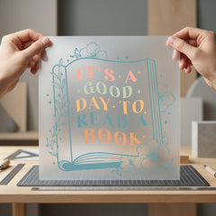 Good Day Read Book Retro Aesthetic Ready to Press DTF Transfer for Dtf