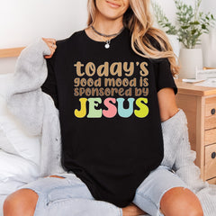 Good Mood Jesus Retro Christian Faith Ready to Press DTF Transfer for Dtf