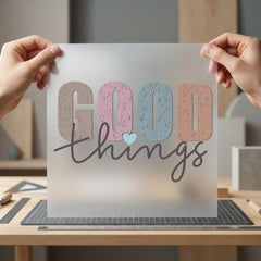 Good Things Retro Pastel Retro Aesthetic Ready to Press DTF Transfer for Dtf
