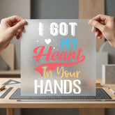 Got Heart Hands Romantic Valentine Ready to Press DTF Transfer for Dtf