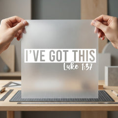 Got Luke Faith Scripture Christian Faith Ready to Press DTF Transfer for Dtf