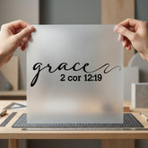 Grace Cor Scriptural Diy Christian Faith Ready to Press DTF Transfer for Dtf