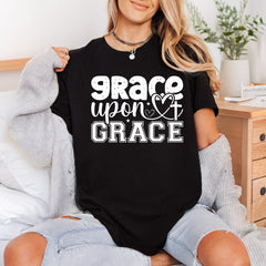 Grace Upon Faith Diy Christian Faith Ready to Press DTF Transfer for Dtf
