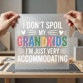 Grandkids Accommodating Humor Funny Mom Dad Ready to Press DTF Transfer for Dtf
